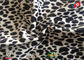Waterproof Leopard Print Velvet Fabric , Velvet Furnishing Fabric Custom Pile Height