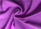 Purple Smooth Hand feel 210gsm 80 Polyester 20 Spandex Fabric For Yoga Leggings